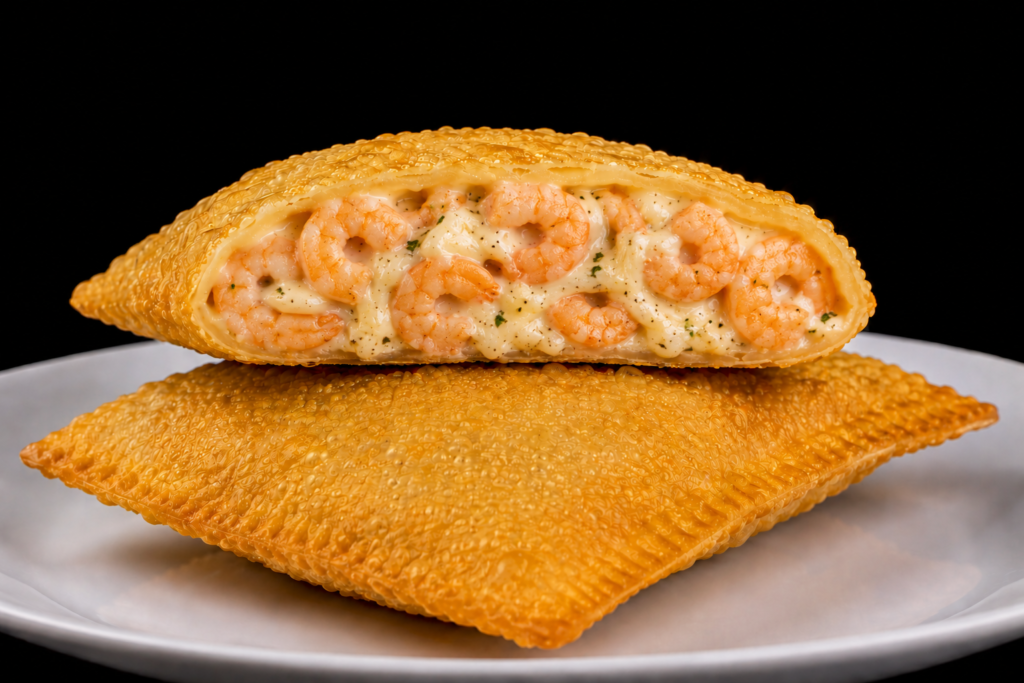 Pastel de Camarão com Queijo 25cm